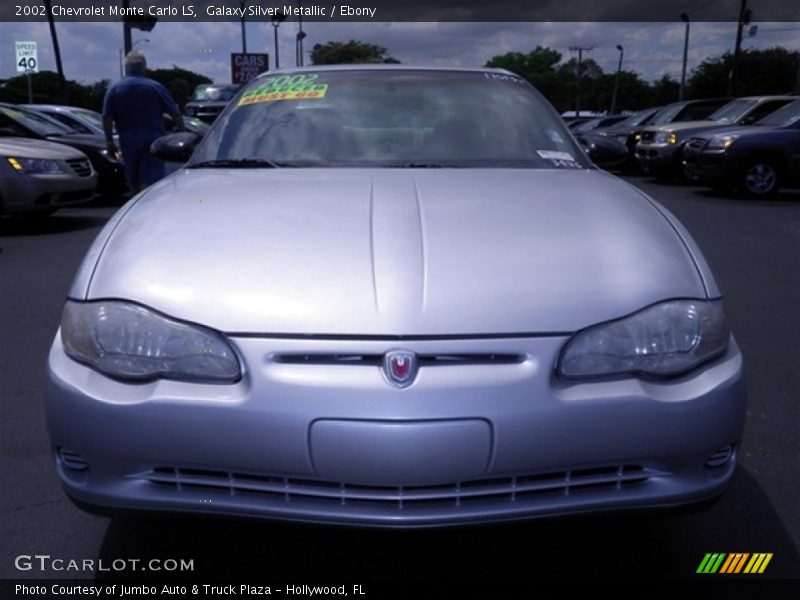 Galaxy Silver Metallic / Ebony 2002 Chevrolet Monte Carlo LS