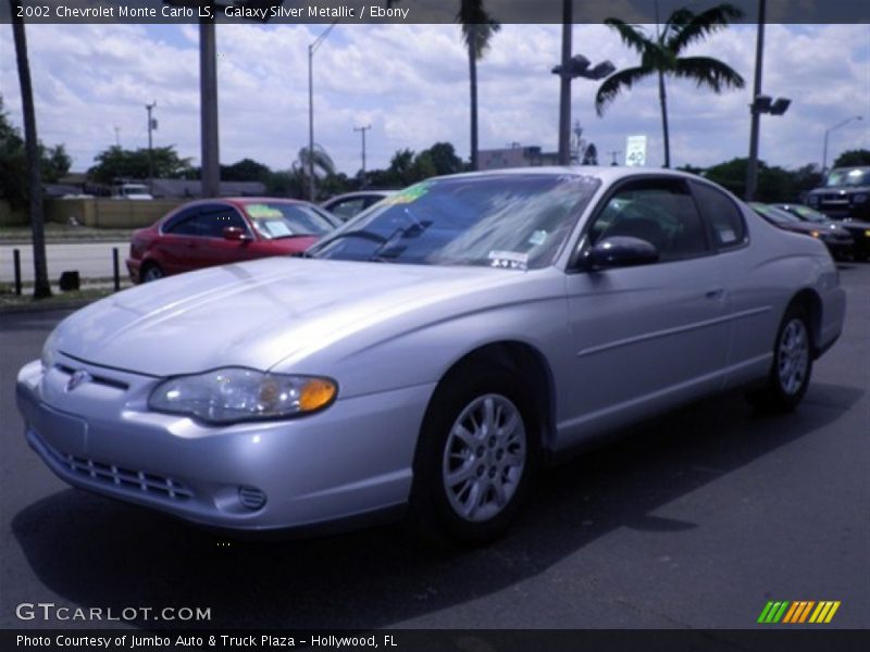 Galaxy Silver Metallic / Ebony 2002 Chevrolet Monte Carlo LS