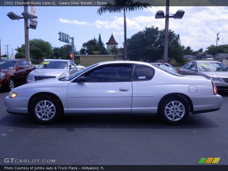 Galaxy Silver Metallic / Ebony 2002 Chevrolet Monte Carlo LS