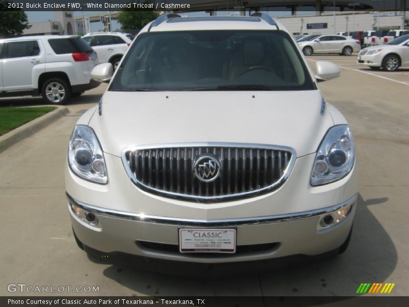 White Diamond Tricoat / Cashmere 2012 Buick Enclave FWD