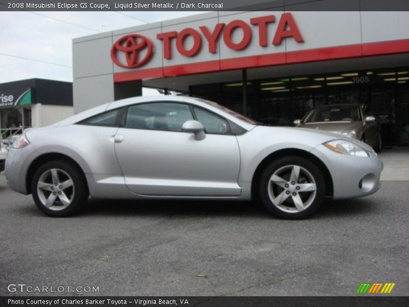 Liquid Silver Metallic / Dark Charcoal 2008 Mitsubishi Eclipse GS Coupe
