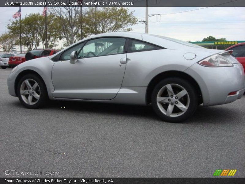 Liquid Silver Metallic / Dark Charcoal 2008 Mitsubishi Eclipse GS Coupe
