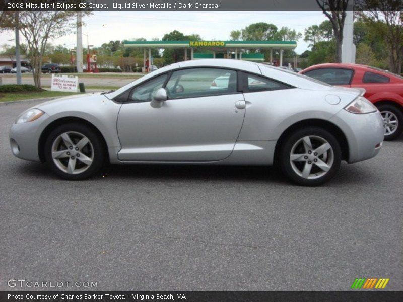 Liquid Silver Metallic / Dark Charcoal 2008 Mitsubishi Eclipse GS Coupe