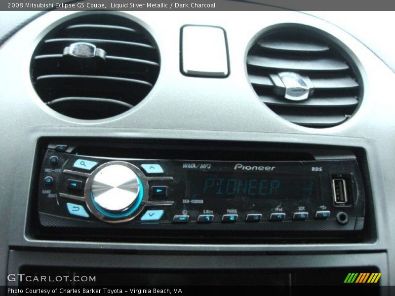 Liquid Silver Metallic / Dark Charcoal 2008 Mitsubishi Eclipse GS Coupe
