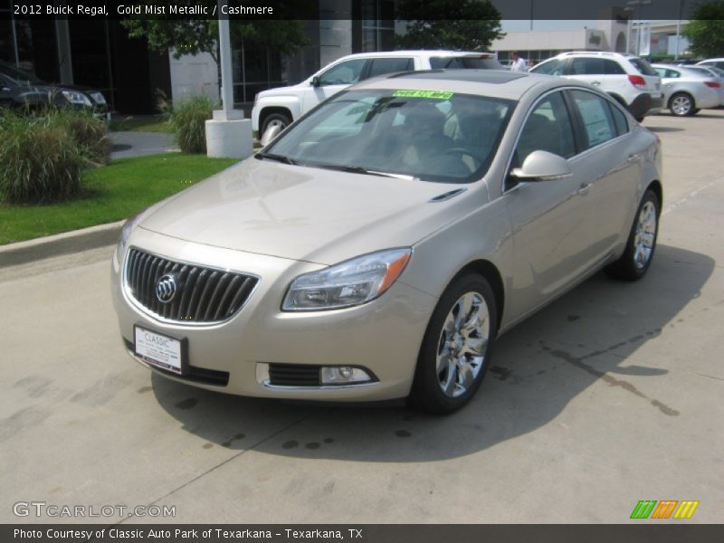 Gold Mist Metallic / Cashmere 2012 Buick Regal