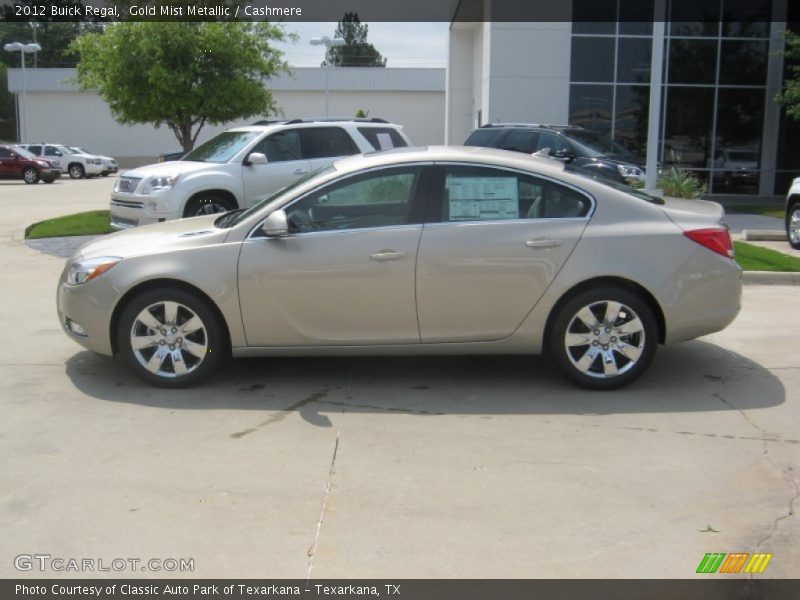 Gold Mist Metallic / Cashmere 2012 Buick Regal