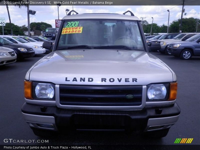 White Gold Pearl Metallic / Bahama Beige 2001 Land Rover Discovery II SE