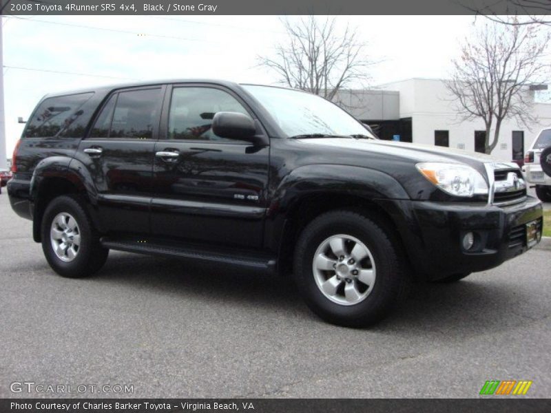 Black / Stone Gray 2008 Toyota 4Runner SR5 4x4