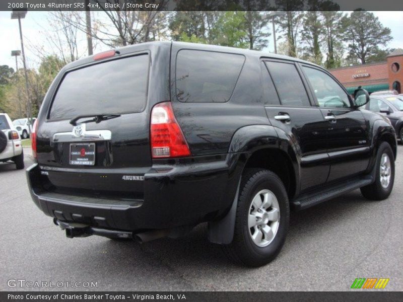 Black / Stone Gray 2008 Toyota 4Runner SR5 4x4