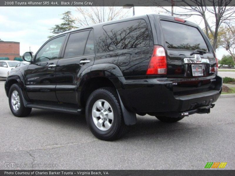 Black / Stone Gray 2008 Toyota 4Runner SR5 4x4