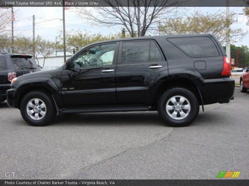 Black / Stone Gray 2008 Toyota 4Runner SR5 4x4