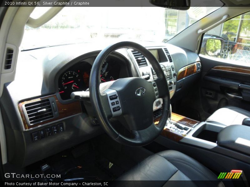 Silver Graphite / Graphite 2010 Infiniti QX 56