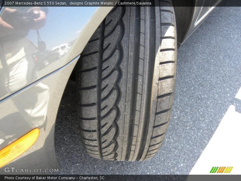 designo Graphite Metallic / Cashmere/Savanna 2007 Mercedes-Benz S 550 Sedan