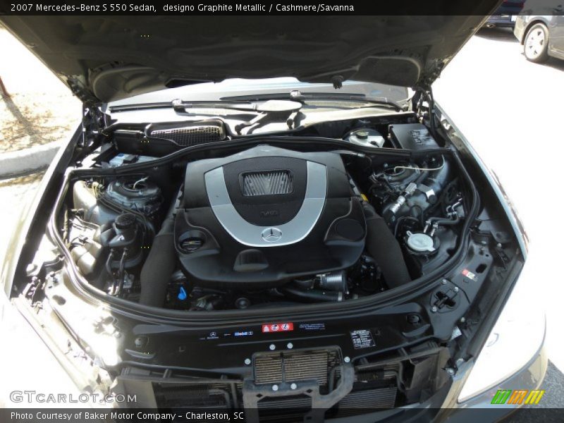 designo Graphite Metallic / Cashmere/Savanna 2007 Mercedes-Benz S 550 Sedan