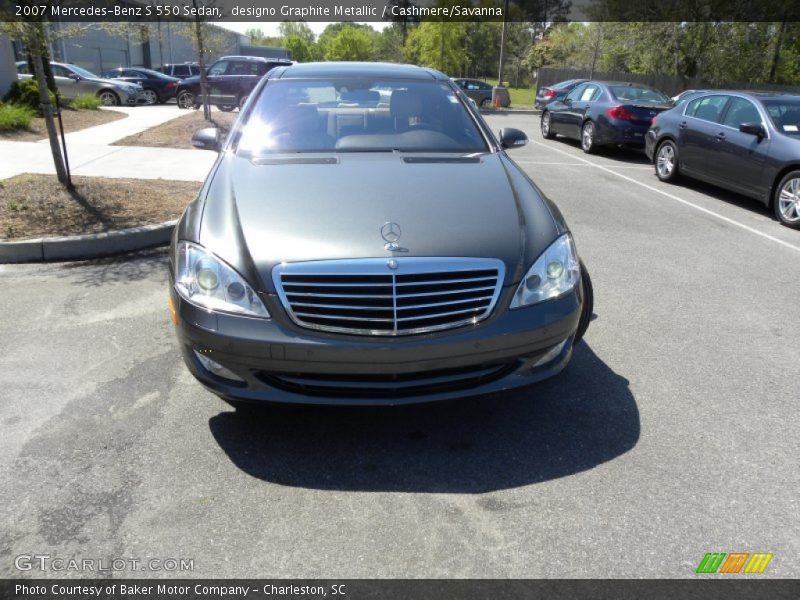 designo Graphite Metallic / Cashmere/Savanna 2007 Mercedes-Benz S 550 Sedan