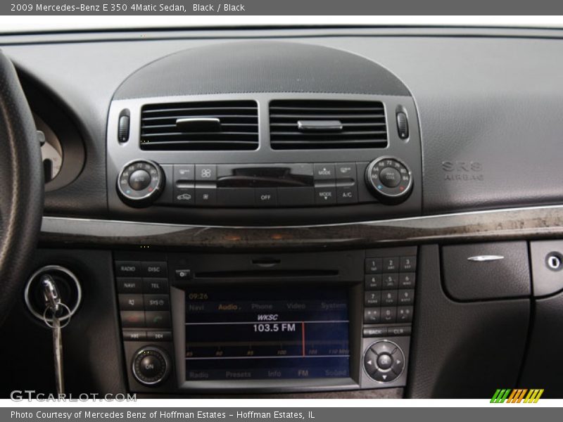 Black / Black 2009 Mercedes-Benz E 350 4Matic Sedan