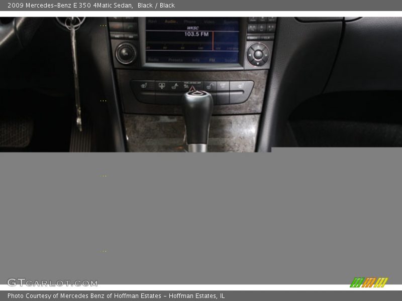 Black / Black 2009 Mercedes-Benz E 350 4Matic Sedan