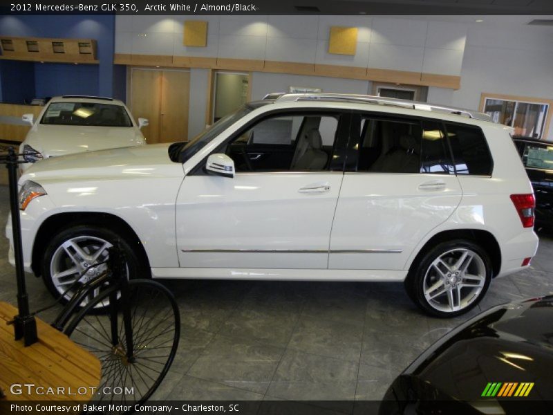 Arctic White / Almond/Black 2012 Mercedes-Benz GLK 350
