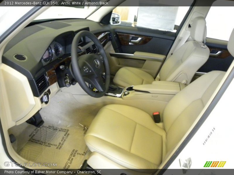 Arctic White / Almond/Black 2012 Mercedes-Benz GLK 350