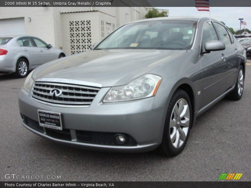 Umbria Gray Metallic / Graphite 2006 Infiniti M 35 Sedan