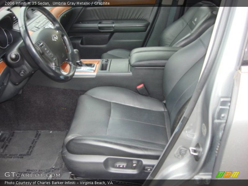 Umbria Gray Metallic / Graphite 2006 Infiniti M 35 Sedan