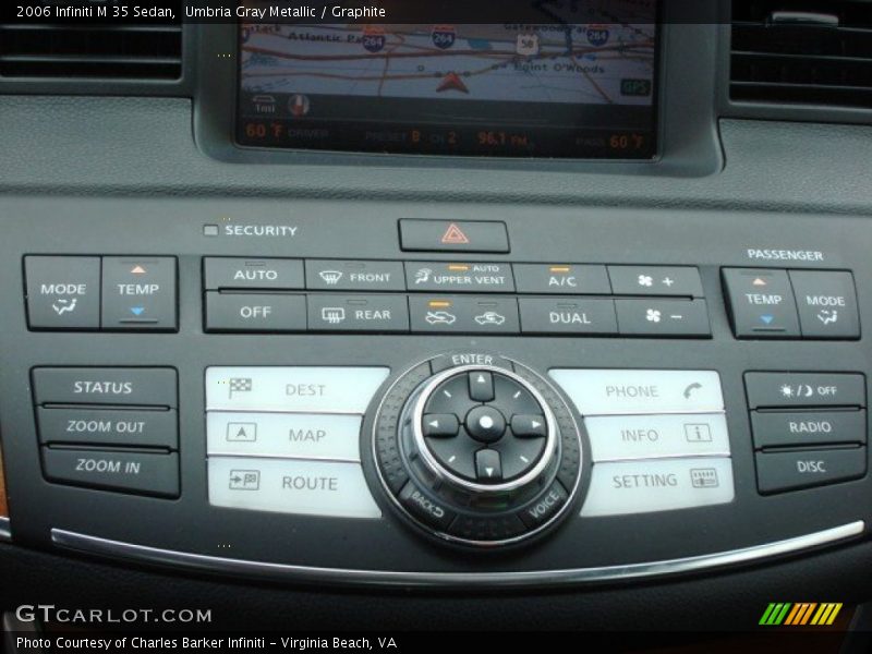 Umbria Gray Metallic / Graphite 2006 Infiniti M 35 Sedan