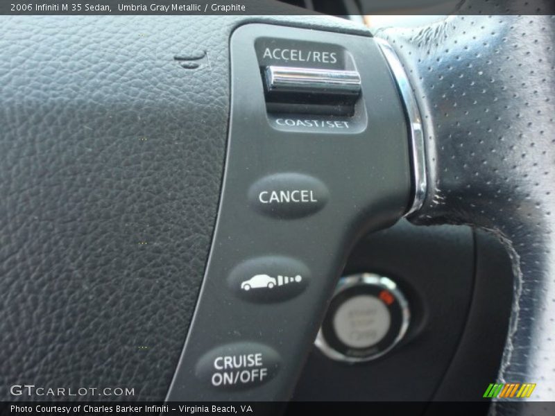 Umbria Gray Metallic / Graphite 2006 Infiniti M 35 Sedan