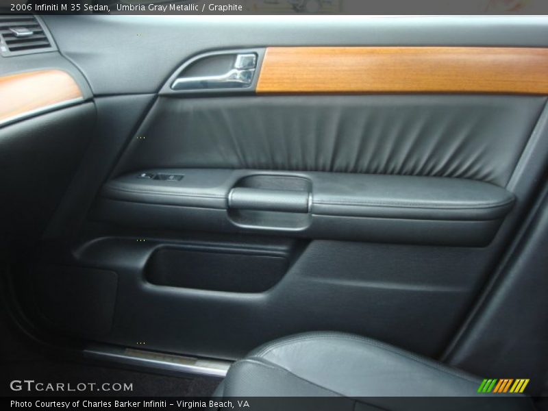 Umbria Gray Metallic / Graphite 2006 Infiniti M 35 Sedan