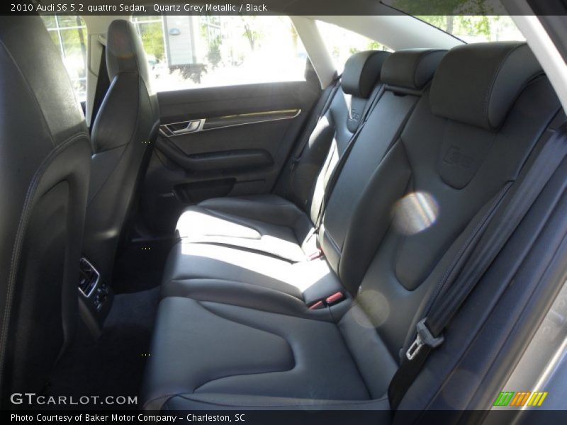Rear Seat of 2010 S6 5.2 quattro Sedan