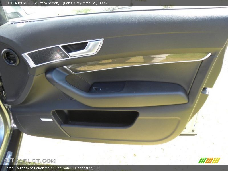 Quartz Grey Metallic / Black 2010 Audi S6 5.2 quattro Sedan