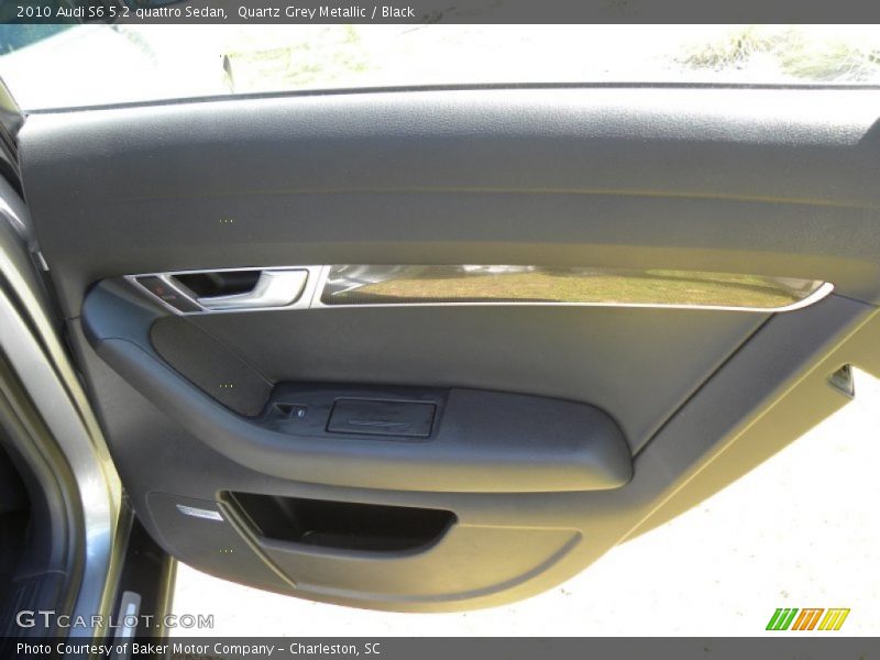 Quartz Grey Metallic / Black 2010 Audi S6 5.2 quattro Sedan