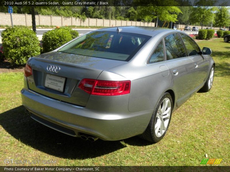 Quartz Grey Metallic / Black 2010 Audi S6 5.2 quattro Sedan