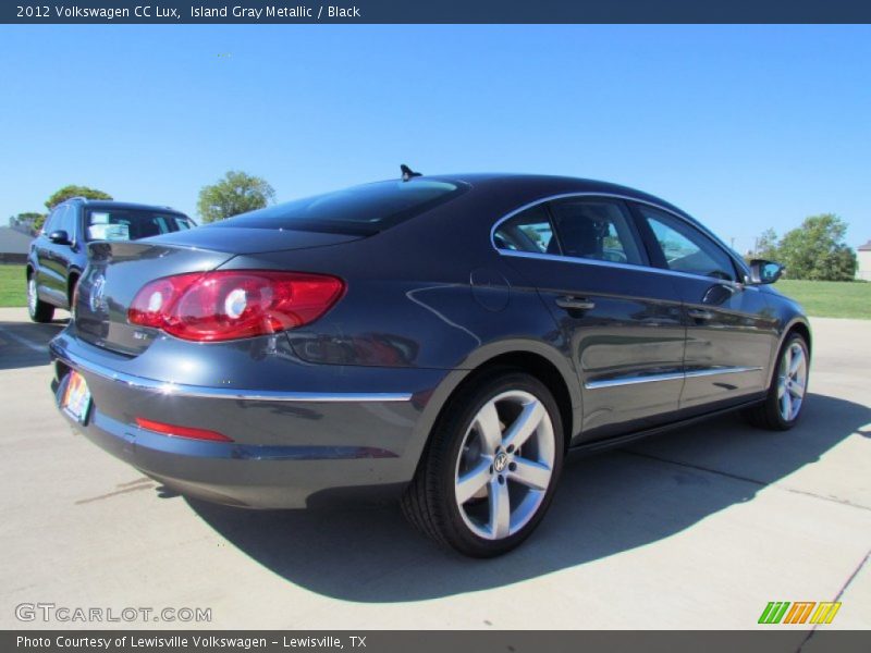 Island Gray Metallic / Black 2012 Volkswagen CC Lux