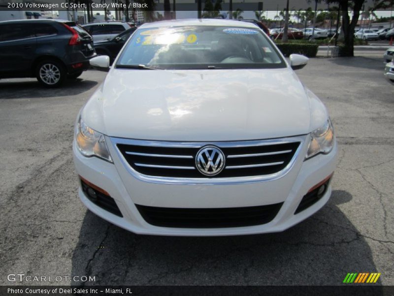 Candy White / Black 2010 Volkswagen CC Sport