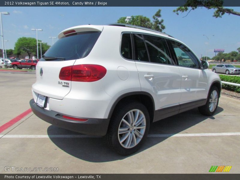 Candy White / Beige 2012 Volkswagen Tiguan SE 4Motion