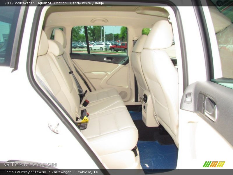 Candy White / Beige 2012 Volkswagen Tiguan SE 4Motion