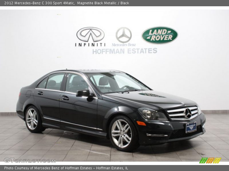 Magnetite Black Metallic / Black 2012 Mercedes-Benz C 300 Sport 4Matic