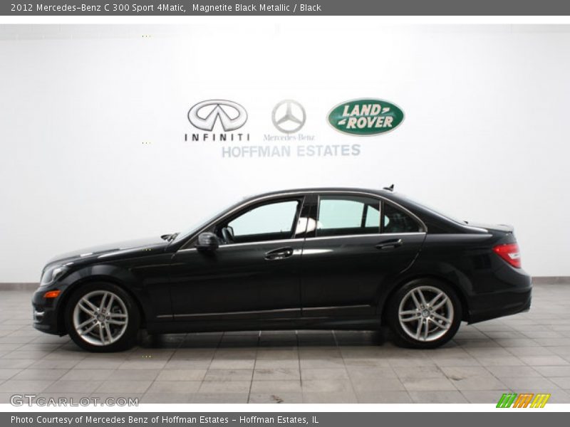 Magnetite Black Metallic / Black 2012 Mercedes-Benz C 300 Sport 4Matic