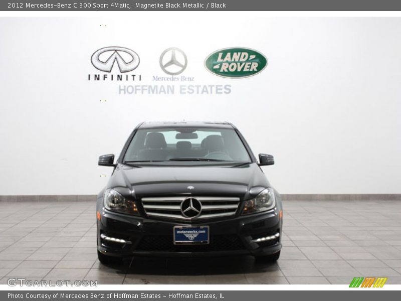 Magnetite Black Metallic / Black 2012 Mercedes-Benz C 300 Sport 4Matic