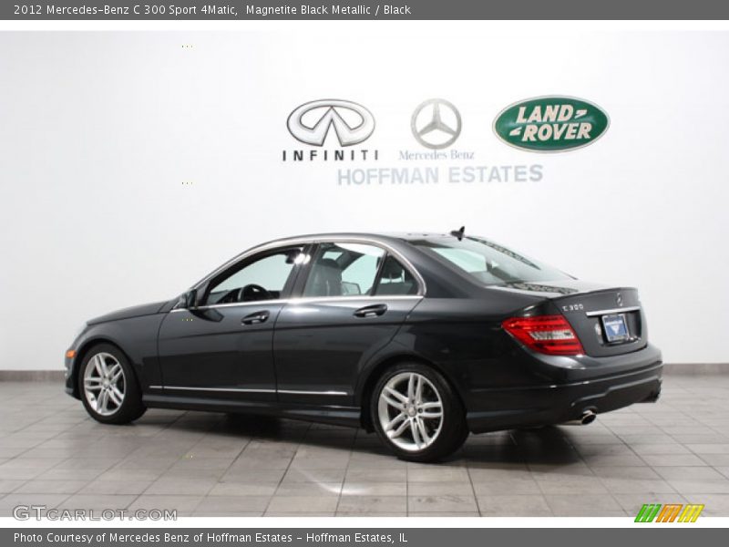 Magnetite Black Metallic / Black 2012 Mercedes-Benz C 300 Sport 4Matic
