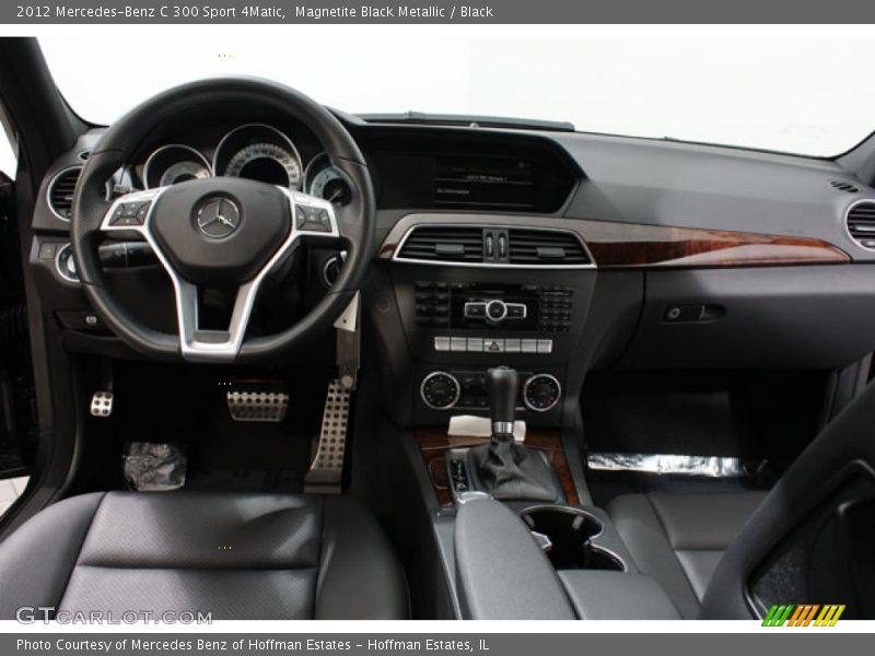 Magnetite Black Metallic / Black 2012 Mercedes-Benz C 300 Sport 4Matic