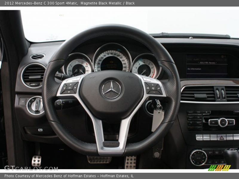 Magnetite Black Metallic / Black 2012 Mercedes-Benz C 300 Sport 4Matic