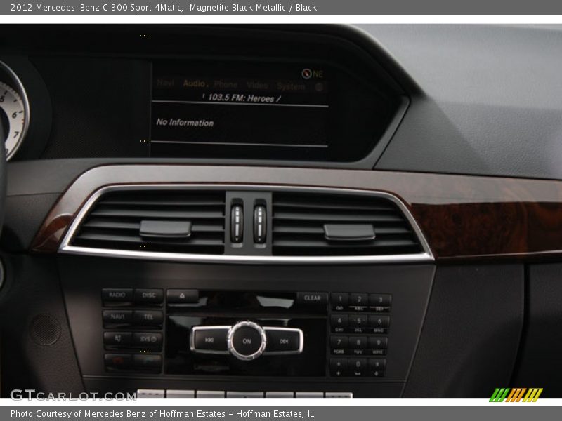 Magnetite Black Metallic / Black 2012 Mercedes-Benz C 300 Sport 4Matic