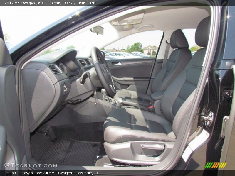 Black / Titan Black 2012 Volkswagen Jetta SE Sedan