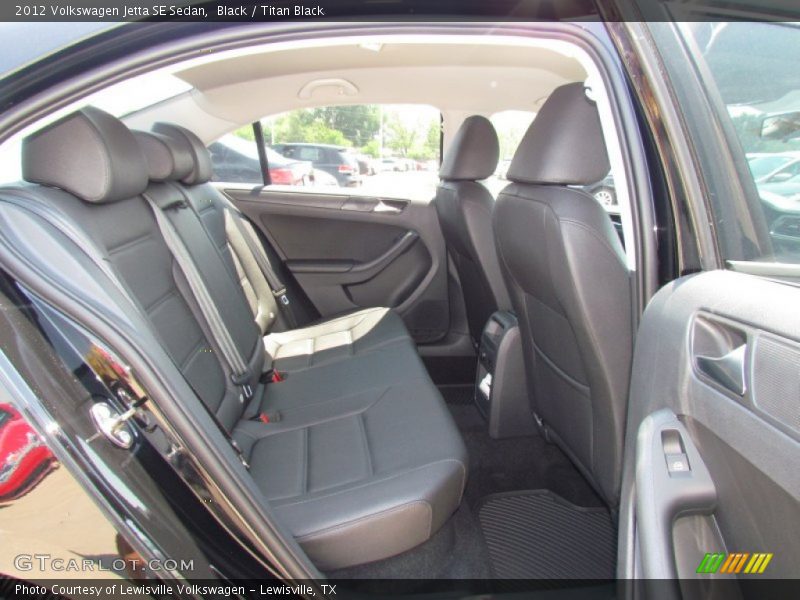 Black / Titan Black 2012 Volkswagen Jetta SE Sedan