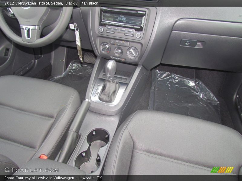 Black / Titan Black 2012 Volkswagen Jetta SE Sedan
