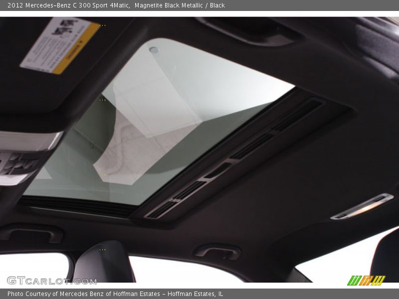 Magnetite Black Metallic / Black 2012 Mercedes-Benz C 300 Sport 4Matic