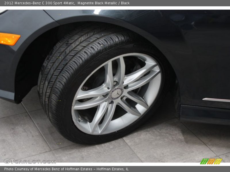 Magnetite Black Metallic / Black 2012 Mercedes-Benz C 300 Sport 4Matic