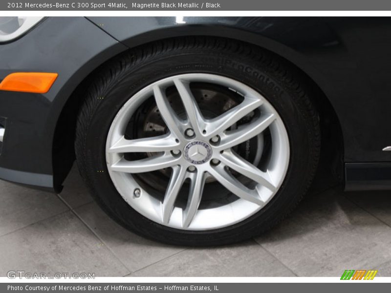 Magnetite Black Metallic / Black 2012 Mercedes-Benz C 300 Sport 4Matic