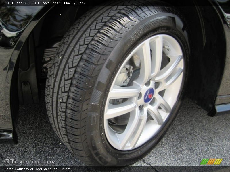Black / Black 2011 Saab 9-3 2.0T Sport Sedan